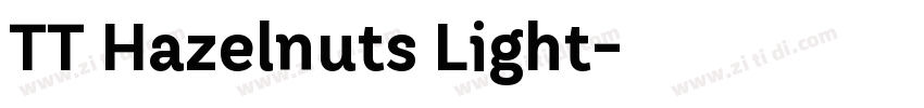 TT Hazelnuts Light字体转换